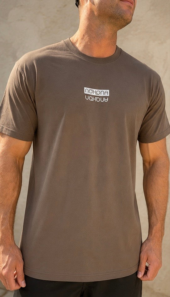 Men's Oversize Tee - Kona Brown
