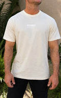 Men's Oversize Tee - Coconut Cream